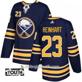 Barn Ishockey Buffalo Sabres Tröja Sam Reinhart 23 Adidas 2017-2018 Marinblå Authentic